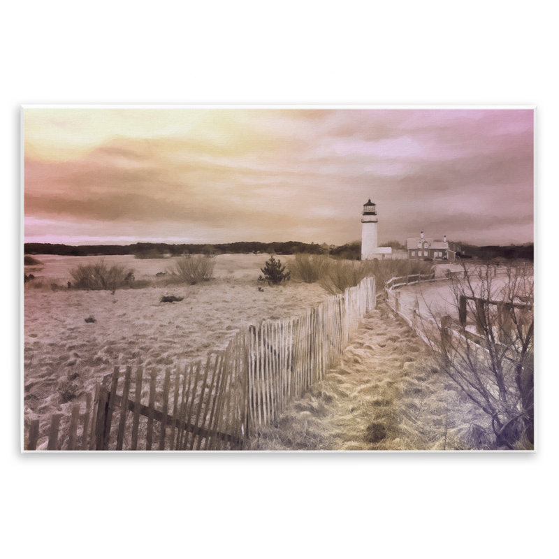 Chemin vers le phare, art mural sur plaque par Graffi *ee Studios, H 10 po x l 15 po