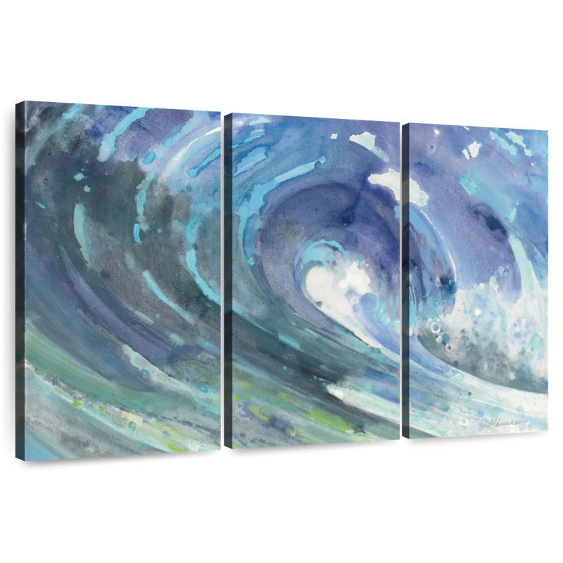 Senne Wave Curl, 42" H x 65" W