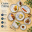 Assiette empilable Cruise-Palma en porcelaine de qualité supérieure à bord court-129606730