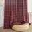 Linen Plaid Curtains Modern Window Panels Check Tartan Light Filtering Curtains for Living Room Bedroom, Rod Pocket Back Tab, 2 Panels-329966677-329966675