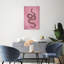 Cadre rose sur toile «Pink Around I»-59215181-59215188