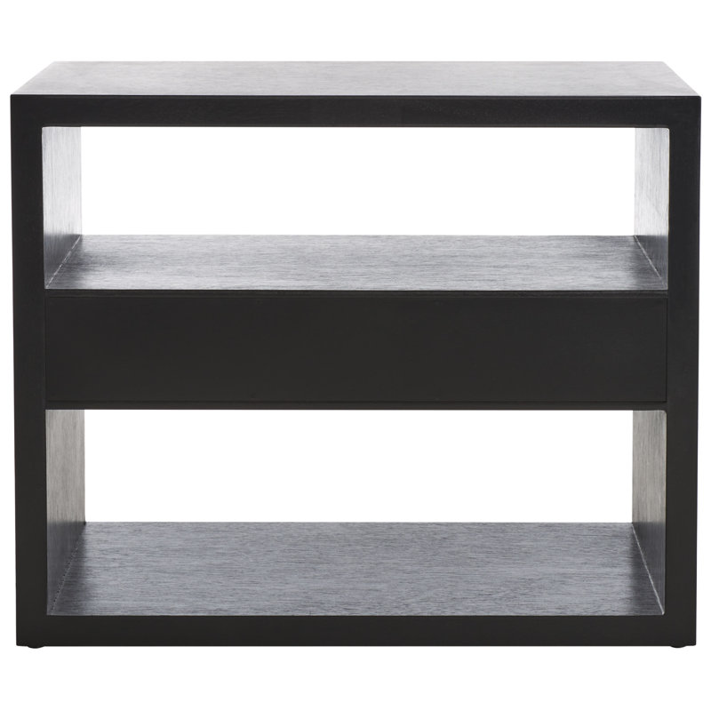 Table de chevet Brilan, Noir