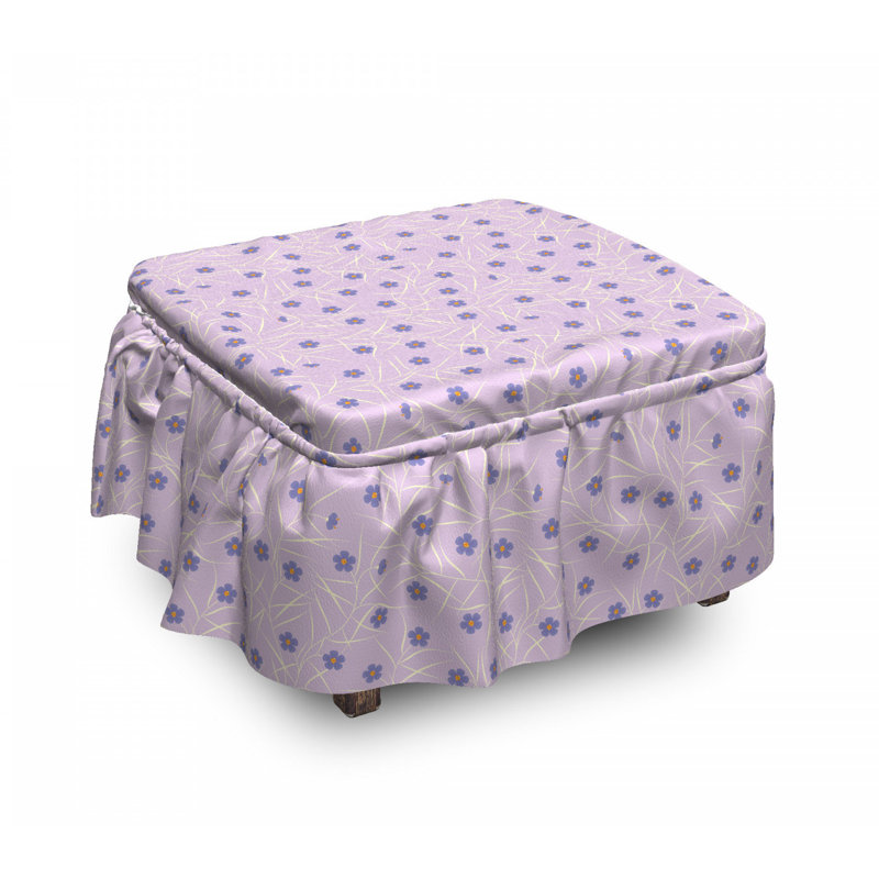 Housse pour repose-pieds brindilles spring flows spring