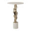 Table d'appoint en métal et marbre Lagretta-1961844328-1961844329