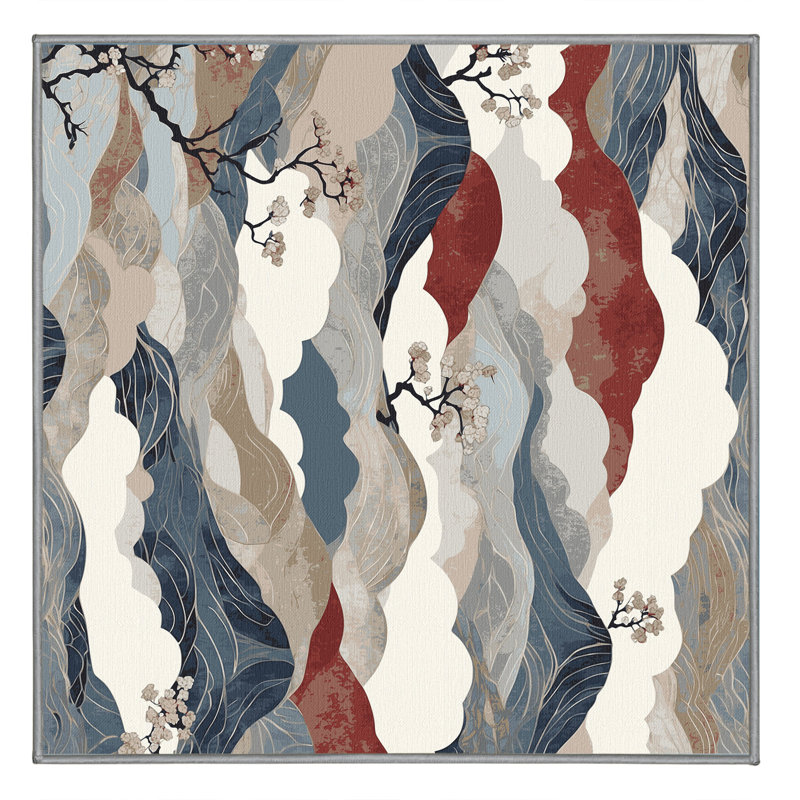 Tapis bleu azur, Carré 7 pi