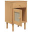 Bedside Table Rattan Look-93366251