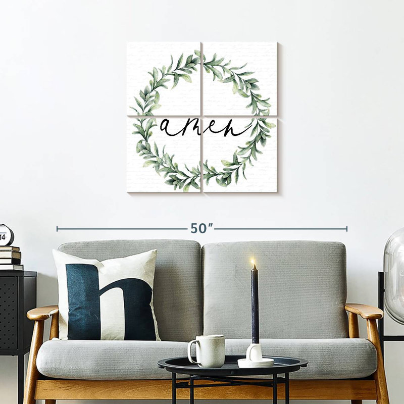 Tergel Amen Wreath, 26" H x 26" W