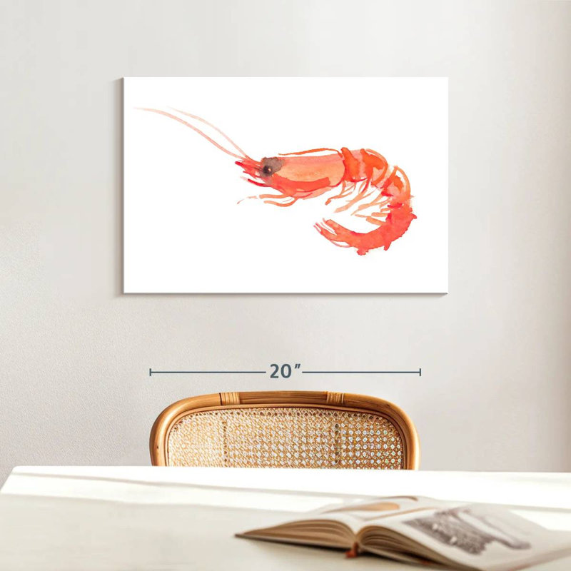 Brampt Orange Shrimp, 16" H x 24" W