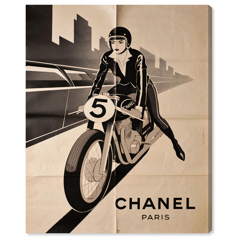 Impression sur toile Chic Velocity par Art Remedy, H 45 po x l 36 po, Toile tendue avec châssis