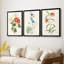 Fleurs des saisons I - Toile tendue avec châssis sur mesure - 3 pièces-1050125060-1050125181