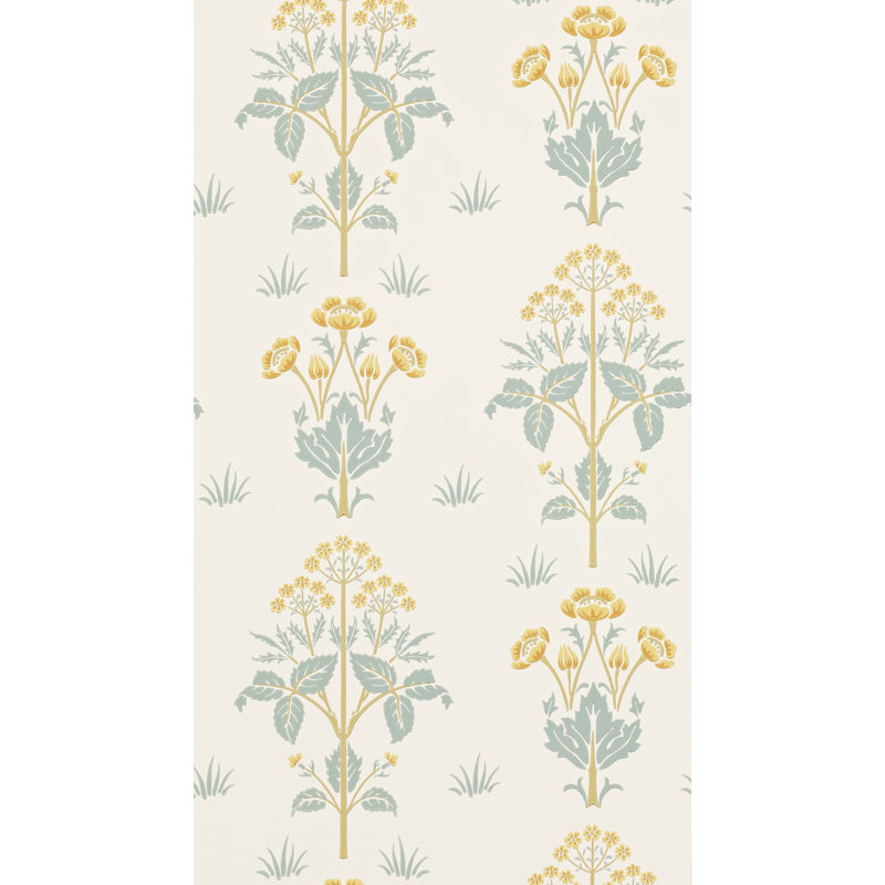Meadow Street Wallpaper, Gold/Slate