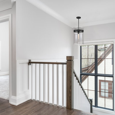 Luminaire suspendu cylindrique à 1 lumière Deuxville