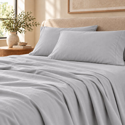 Ensemble de draps 100% flanelle de coton turc