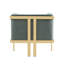 Fauteuil d'appoint rembourré en velours chaud Paramount-1687030238