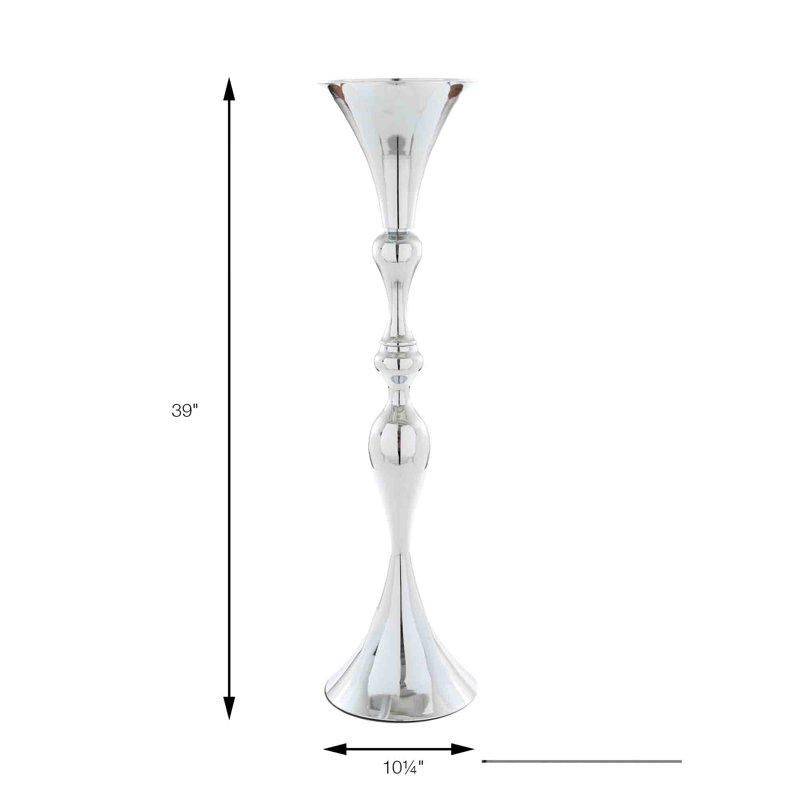Vase de plancher Mermaid, Argent