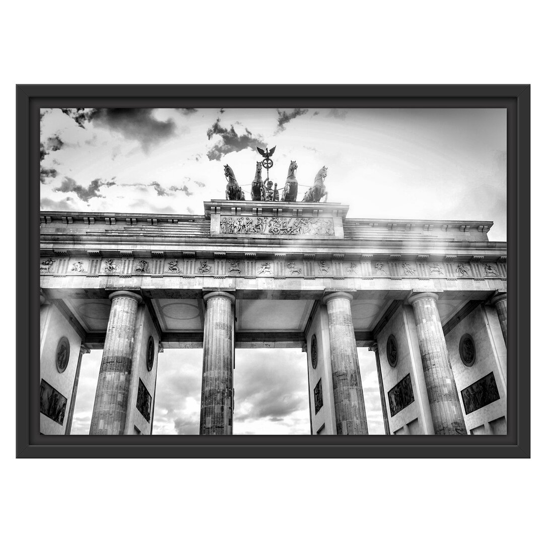 Gerahmtes Wandbild Brandenburger Tor Berlin