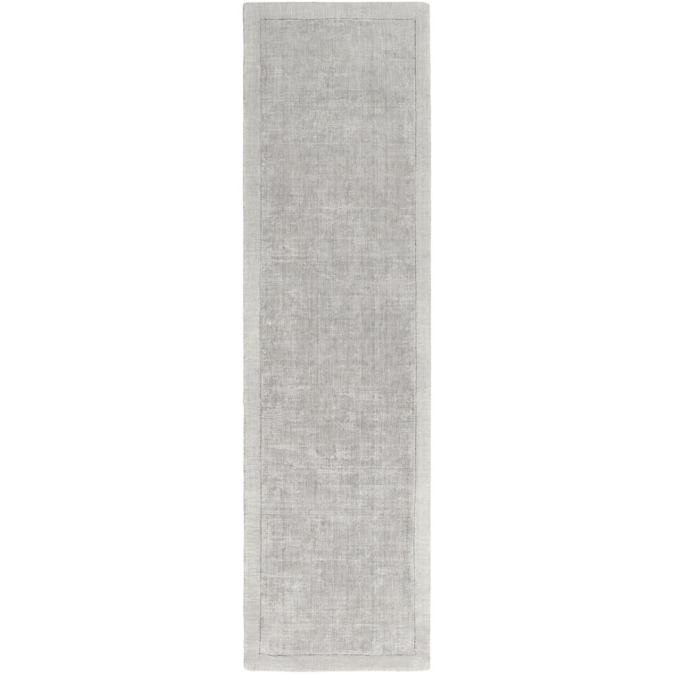 Mckinley Handmade Viscose Light Sage Rug