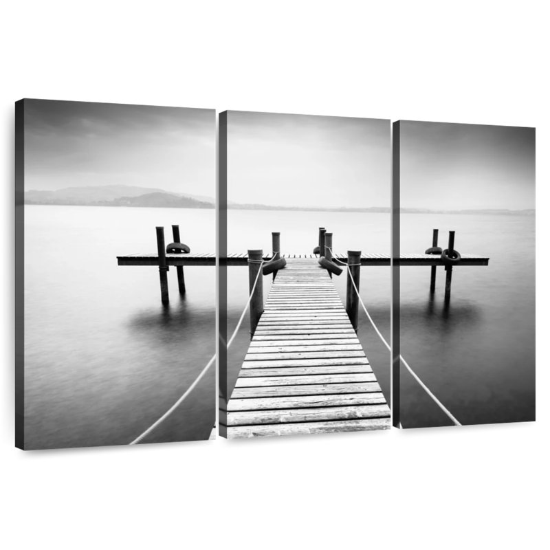 Aletra Misty Lake Pier, 42" H x 65" W