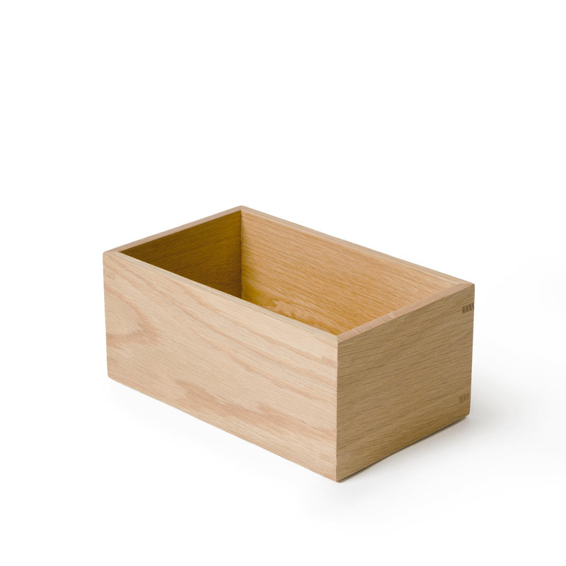 Ayven Bathroom Storage Container, Natural Oak