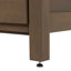 Ensemble de meuble-lavabo à double cuve 73 "avec plateau en quartz de Carrare doré Rydburgh-124300986-124300989