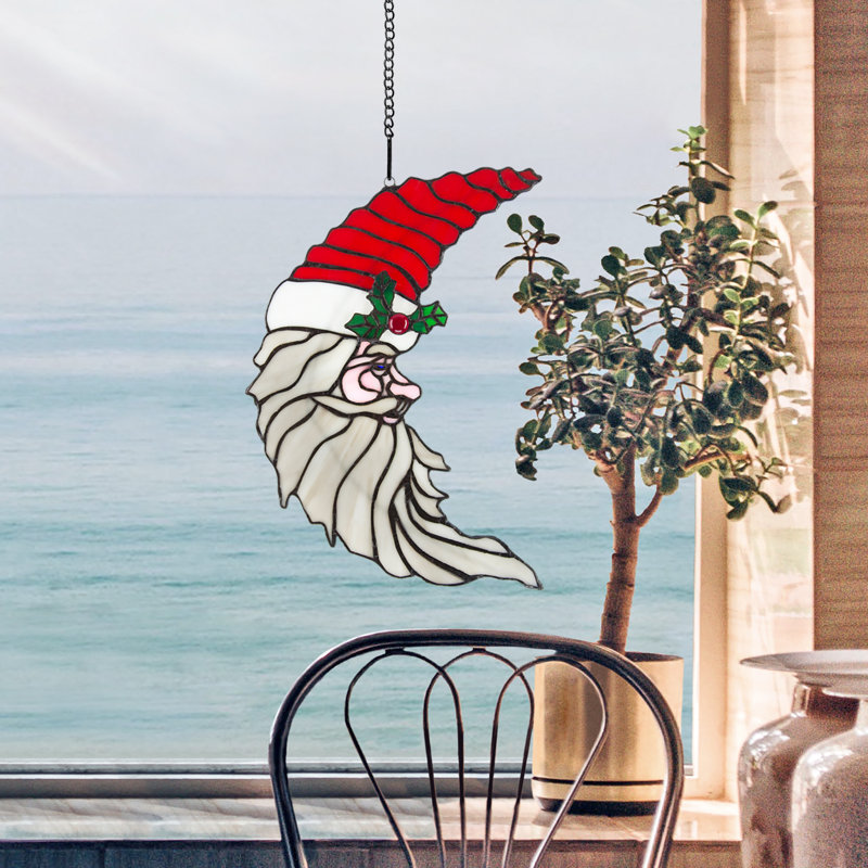 Old Saint Nick Window Panel