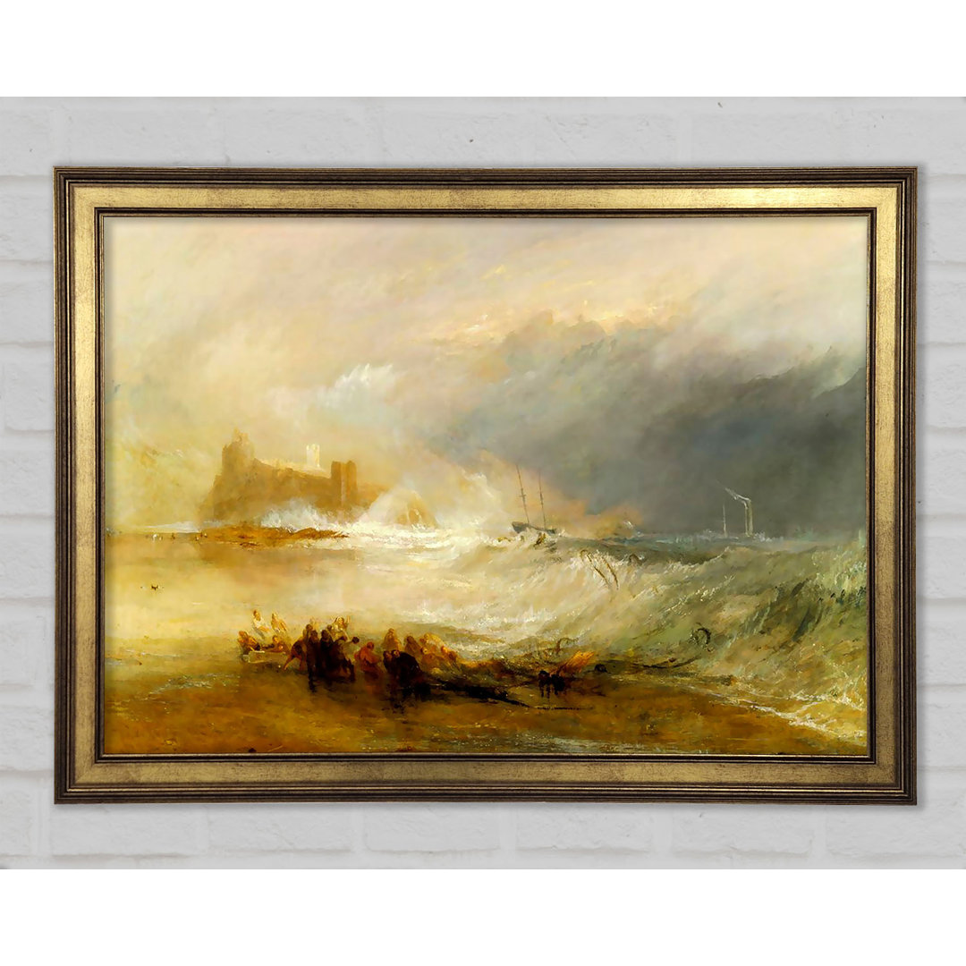 Gerahmtes Wandbild Coast Of Northumberland von Joseph Mallord Turner