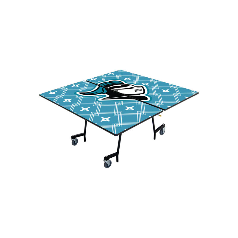Table mobile à forme carrée, L 60 po x l 60 po
