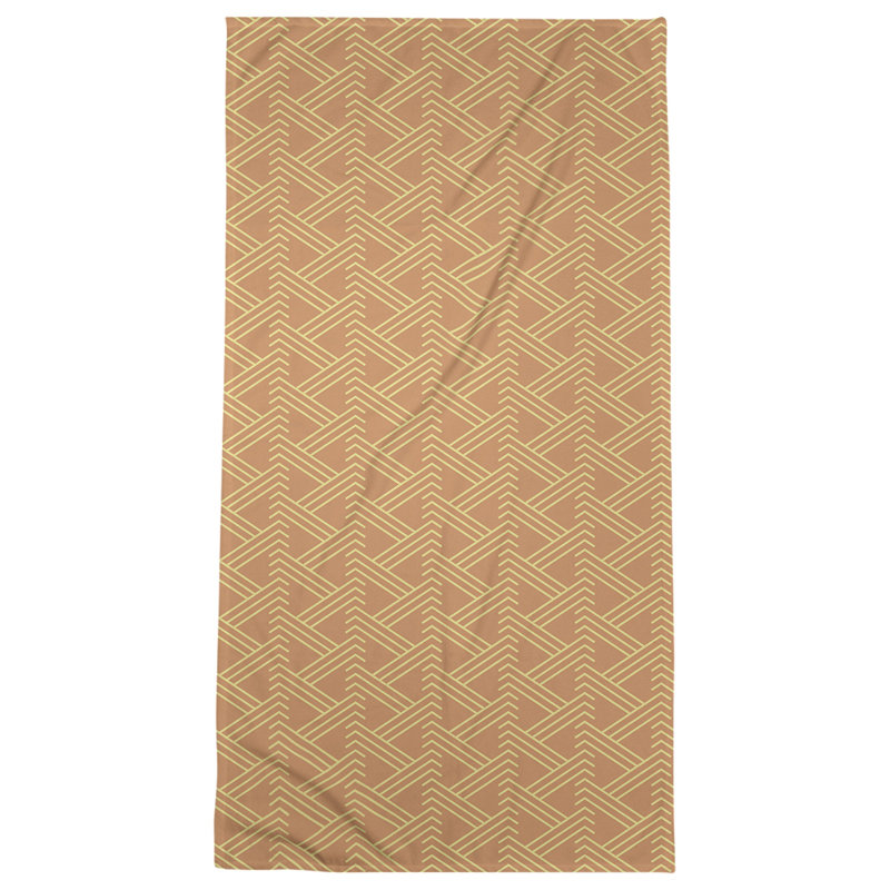 Jordao Bath Towel, Orange/Yellow