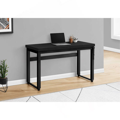 Bureau d'ordinateur, bureau personnel, debout, réglable, L 48 po, travail, ordinateur portable, stratifié, contemporain, moderne