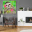 Art mural en verre «Ebène» par Shari Warren par Ebern Designs-1039205641