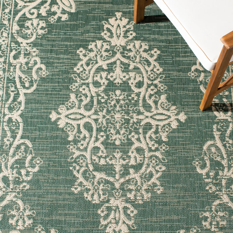 Courtyard Performance Oriental Rug, Rectangle 6'7" x 9'6"