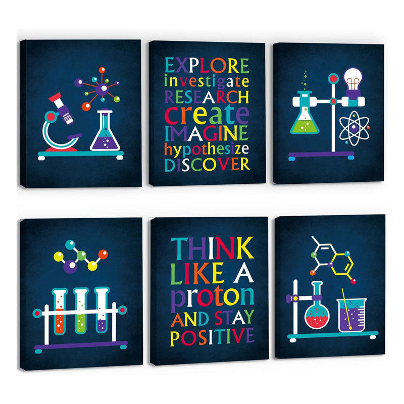 6 Piece Wrapped Canvas Wall Art