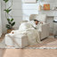 Chaise surdimensionnée avec repose-pieds avec rangement
