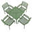 4 - Person Patio Dining Set with Square Table-555312122
