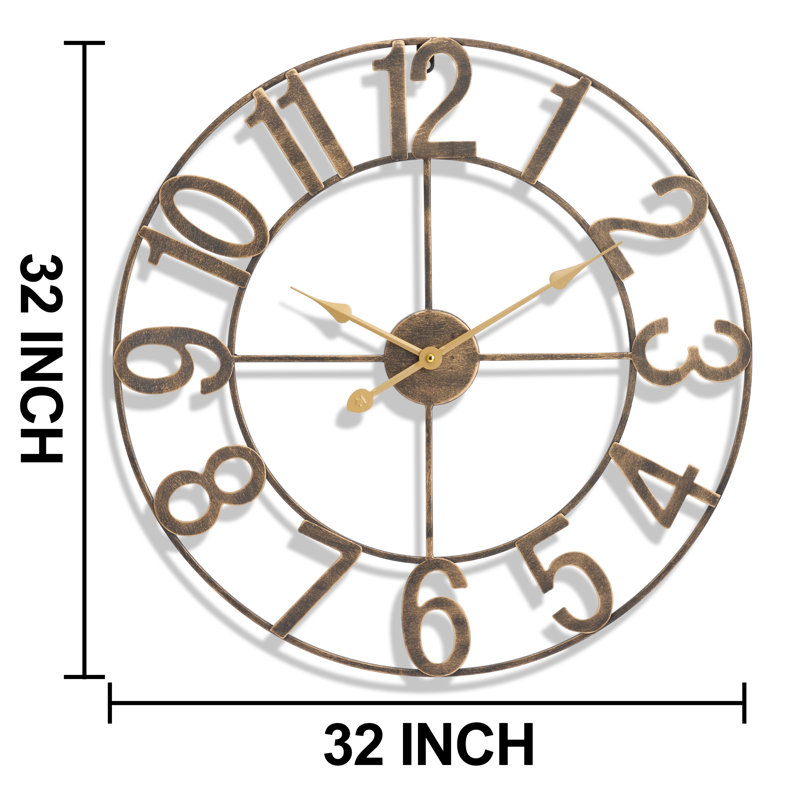  Horloge murale 16 ", Grand