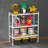 Expandable And Stackable Kitchen Cabinet Shelf Organizer, Adjustable Metal Pantry Storage Rack For Cabinets, Countertops, And Cupboards, Heavy Duty Rustproof Design, 2 Pack