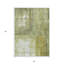 Tapis extérieur lavable abstrait ivoire et brun 3 pi x 5 pi sauge