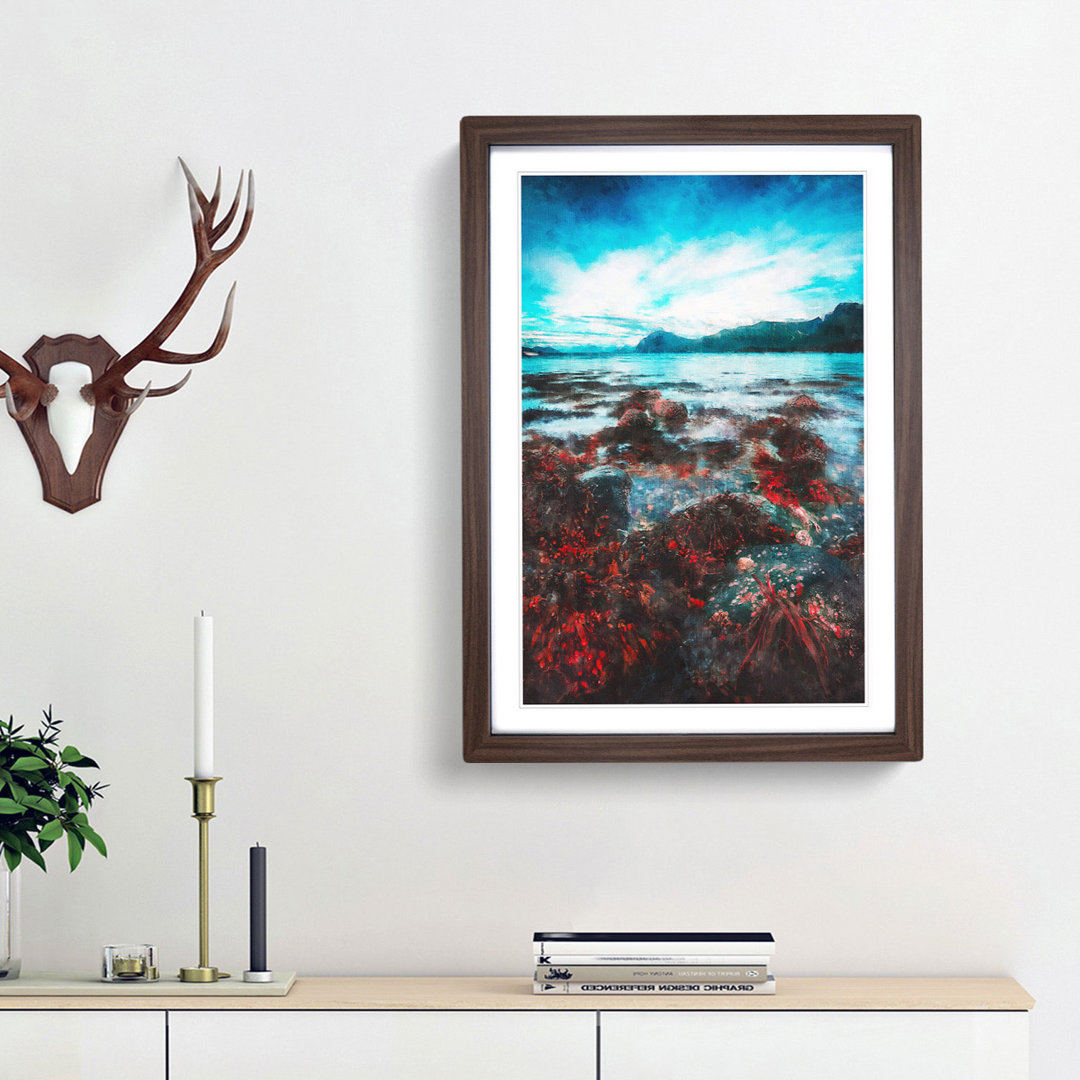 Hjorungavag in Norway - Framed Print