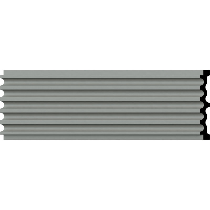 7'' H x 78.75'' W x 1'' D Urethane Casing