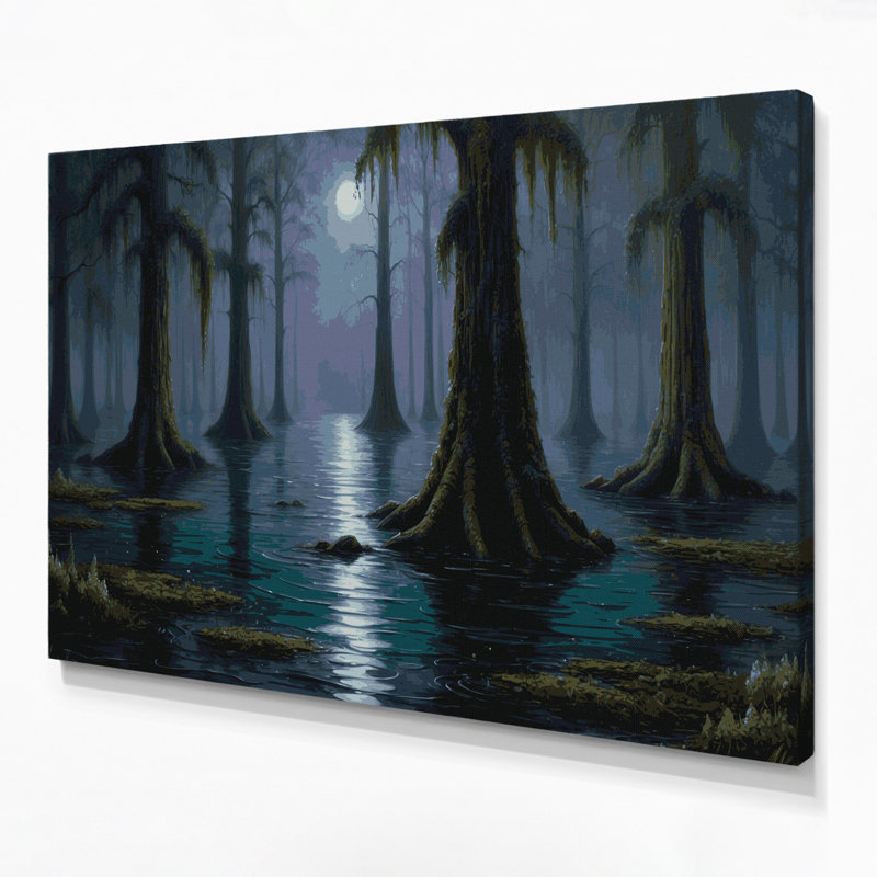 Art mural sur toile Sci Fi Misty, H 12 po x l 18 po