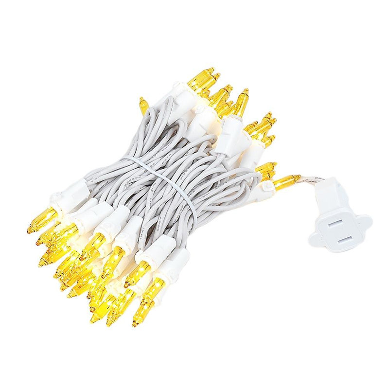Mini-chaîne pour l’extérieur 11'50 ampoules Pirtle, Jaune, blanc