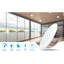 Plafonnier encastré à disque en acrylique DEL-125891559