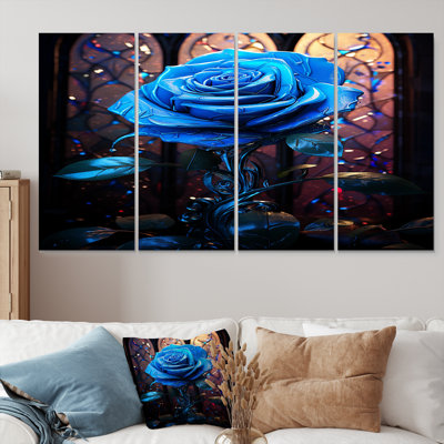 Godinne - Rose Wall Art 4 Piece