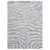 Zebra Animal Print Hand Woven Area Rug