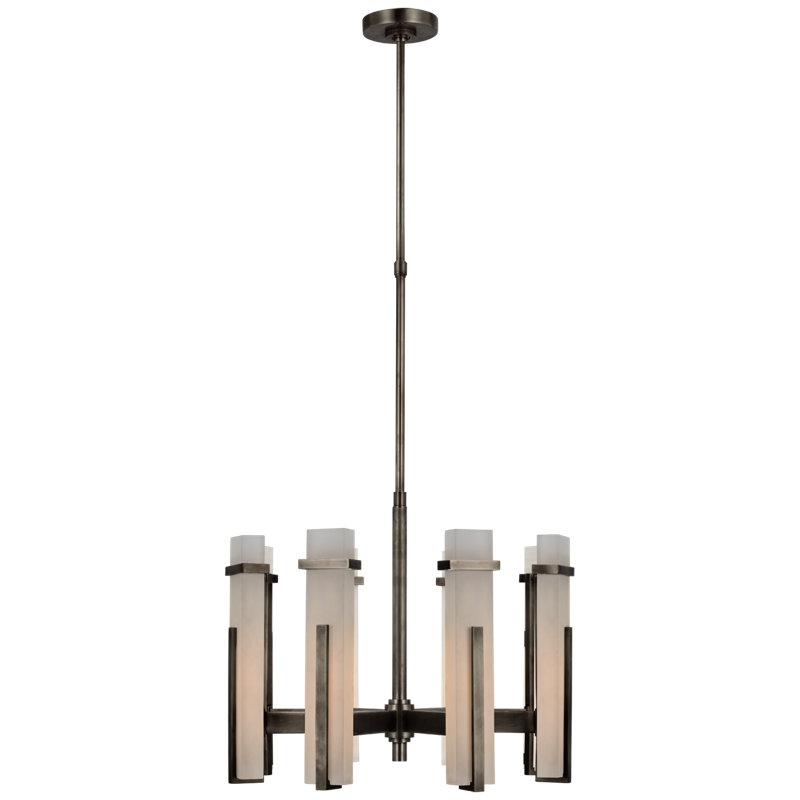 Ian K. Fowler Malik Medium Chandelier, Bronze, Off White