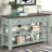 Aididam Modern  48.82'' Solid Wood Console Table,Multifunctional Storage Entryway Table,Classic Vintage Design Foyer Table with 3 Drawers and 2 Shelves-54355602-54355600