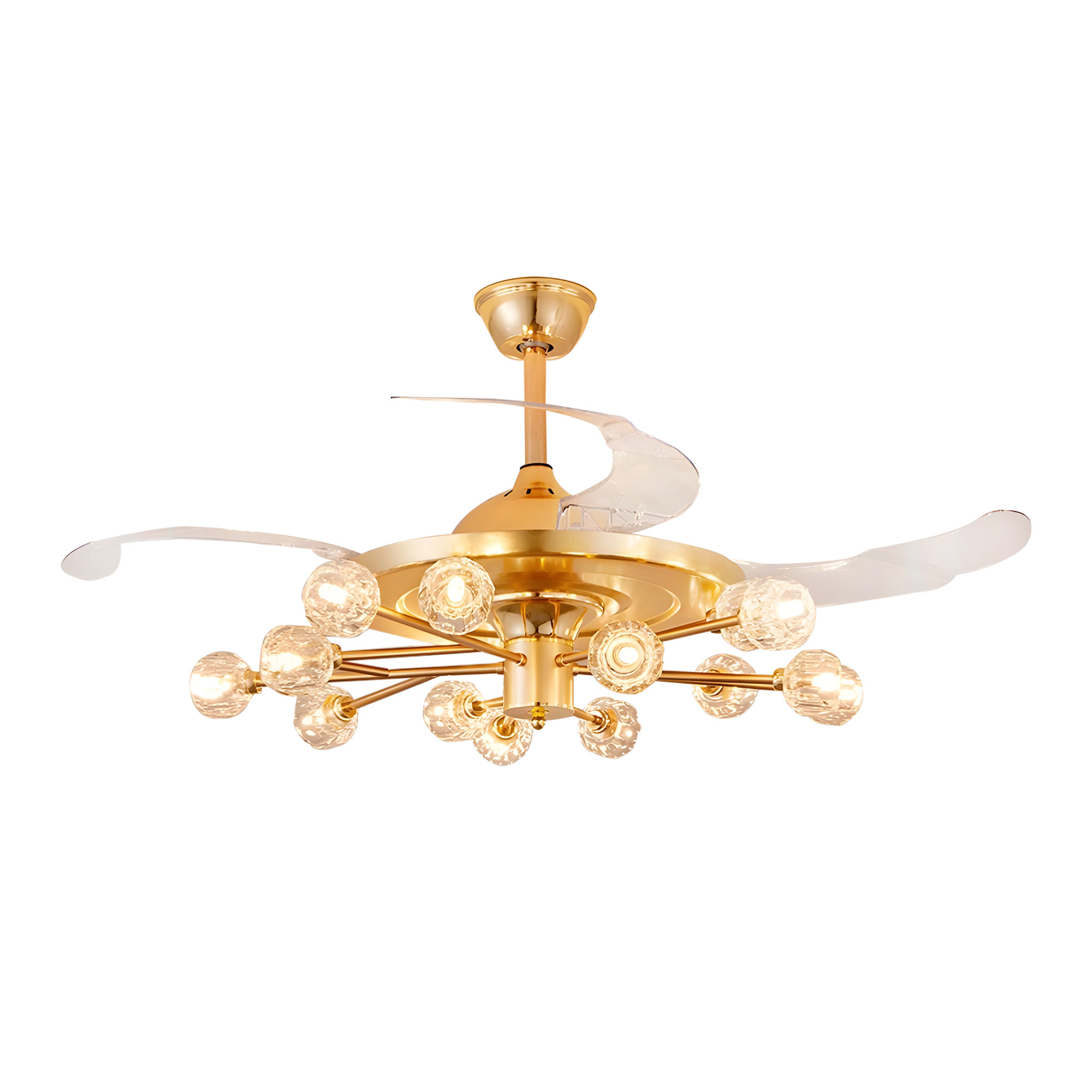 Mercer41 Aveshlom Ceiling Fan with 15 Light Kit | Wayfair