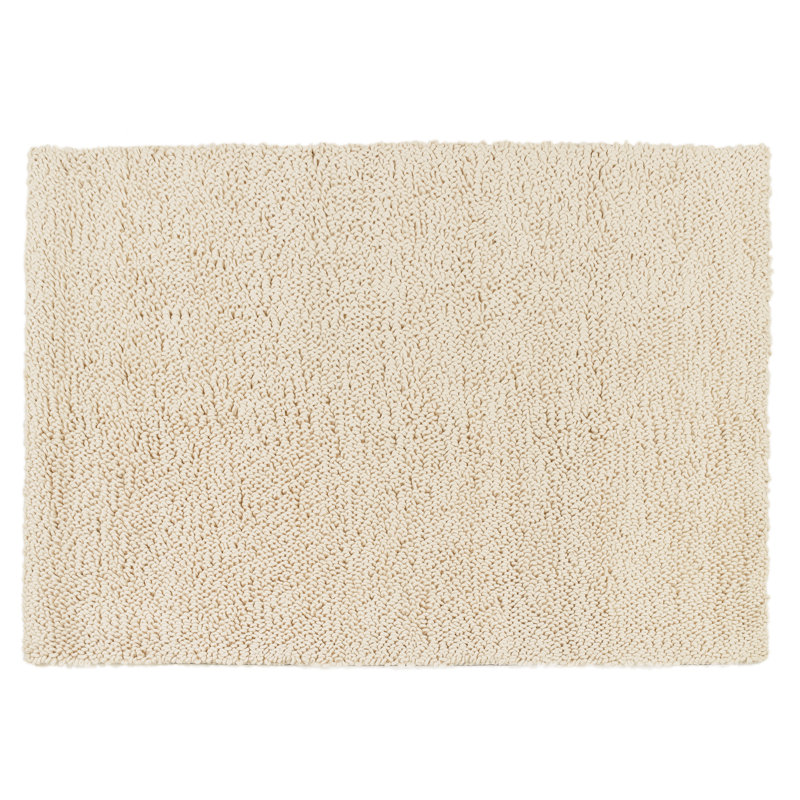 Jacinta Solid Colour Wool Hand Woven Shag Area Rug, Rectangle 120 x 170cm