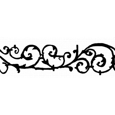 Bordure de papier peint à peindre L 15 pi x l 7 po Cashala