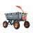VEVOR Dump Cart, Poly Garden Dump Cart with Easy to Assemble Steel Frame, Dump Wagon